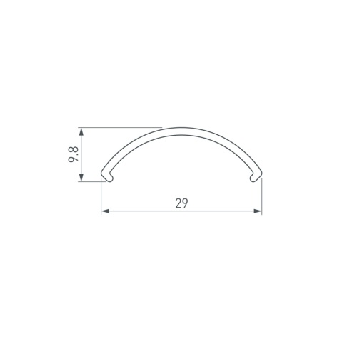 Экран ROUND-D36-360-2500 OPAL (Arlight, -) в Гороховце