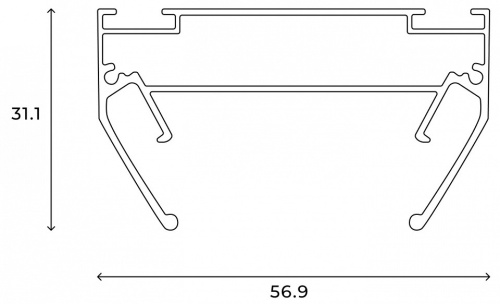Профиль-держатель Hesby Lighting Skylite HSBL_0193 в Нижнем Новгороде фото 2