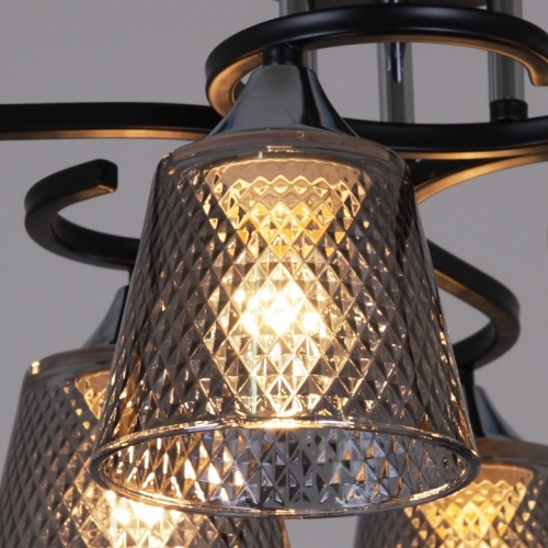 Люстра на штанге 06089-0.3-06 BK+CR в Нижнем Новгороде фото 3