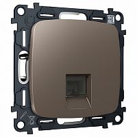 Розетка Ethernet RJ-45 и со шторками, без рамки Ambrella Volt OMEGA MO642005 в Нижнем Новгороде