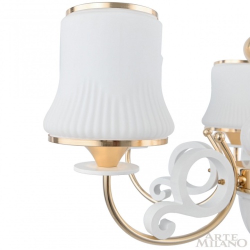 Подвесная люстра Arte Milano Florentia-1097 301097/6 Wh/Gd в Нижнем Новгороде фото 3