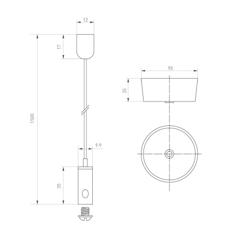 Светильник ALT-LINEAIR-FLAT-UPDOWN-DIM-S2094-1200-40W Warm3000 (BK, 100 deg, 230V) (Arlight, IP20 Металл, 3 года) в Кольчугино фото 4