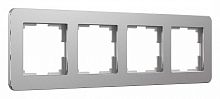 Рамка на 4 поста Werkel Platinum (алюминий) W0042606 в Нижнем Новгороде