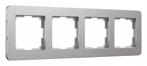 Рамка на 4 поста Werkel Platinum (алюминий) W0042606 в Нижнем Новгороде