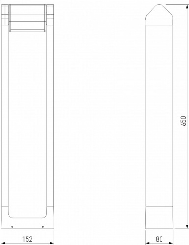 Наземный низкий светильник Elektrostandard DORS a062881 в Нижнем Новгороде фото 3
