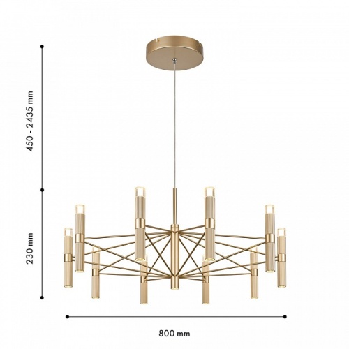 Подвесная люстра Favourite Blick 4759-10P в Нижнем Новгороде фото 2