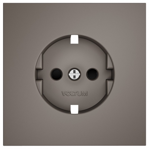 Накладка для розетки с заземлением и со шторками Voltum S70 VLS000714 в Нижнем Новгороде