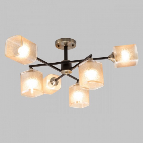 Люстра на штанге Imex MD.4212 MD.4212-6-S-BK+AB в Нижнем Новгороде фото 4