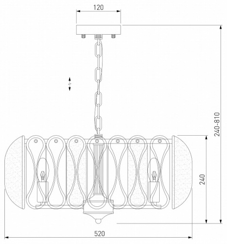 Подвесная люстра Bogate's Callas 365/6 в Нижнем Новгороде фото 3