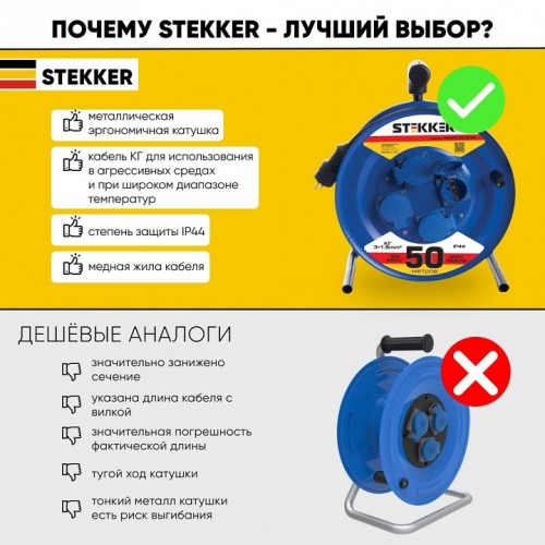 Удлинитель Stekker Professional 39787 в Нижнем Новгороде фото 2