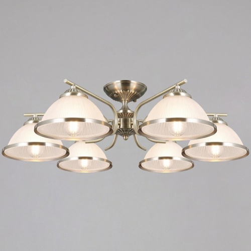 Люстра на штанге ILLUMICO  IL0891-6CSQ-26 AB ELITE в Нижнем Новгороде