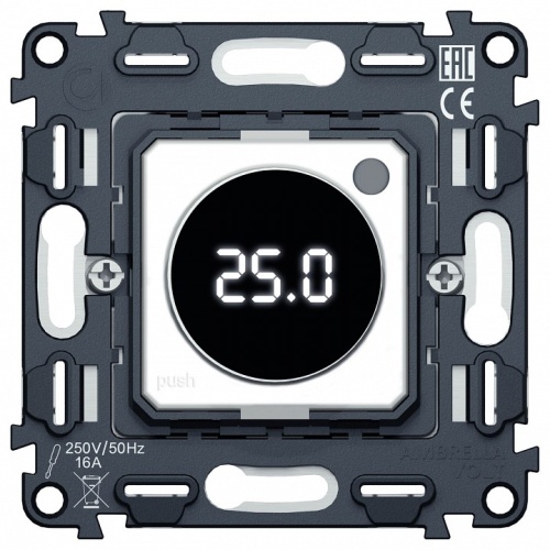 Терморегулятор электромеханический для теплого пола без рамки Ambrella Volt QUANT VM1385 в Нижнем Новгороде