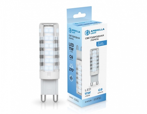 Лампа светодиодная Ambrella Light G9 G9 11Вт 6400K 101106 в Нижнем Новгороде фото 2