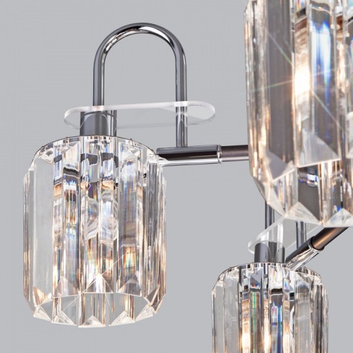 Люстра на штанге Eurosvet Tenia 70090/5 графит в Нижнем Новгороде фото 5