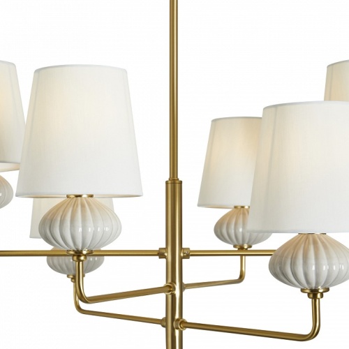 Люстра на штанге Freya Ceramics FR2029PL-06BS в Нижнем Новгороде фото 2