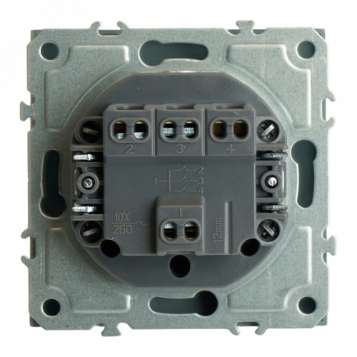 Выключатель трехклавишный без рамки Stekker Эмили 49948 в Нижнем Новгороде фото 10