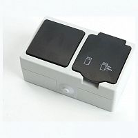 Блок с розеткой и выключателем Stekker Велена 32759 в Нижнем Новгороде