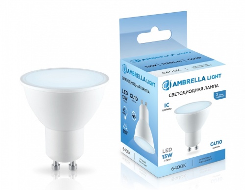 Лампа светодиодная Ambrella Light MR16 GU10 13Вт 6400K 181306 в Нижнем Новгороде фото 2