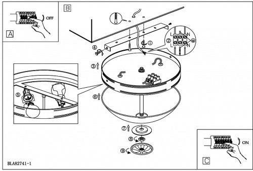 Накладной светильник Eglo Imperial 82741 в Нижнем Новгороде фото 2