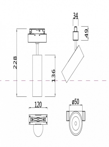 Светильник на штанге Maytoni Focus LED TR019-2-10W3K-W в Зеленогорске фото 4