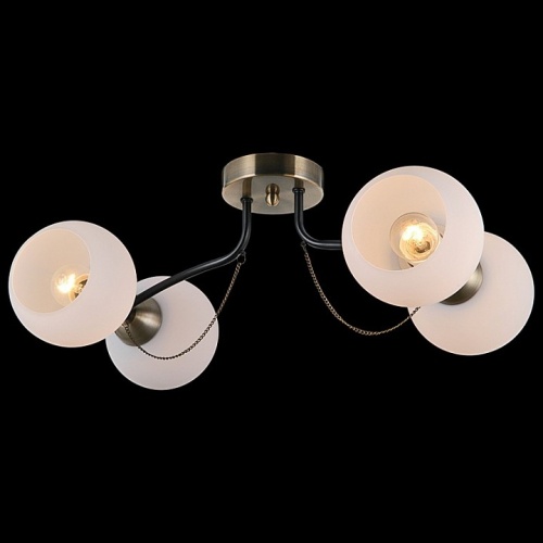 Потолочная люстра ILLUMICO IL0035 IL0035-4CSQ-79 BK AB в Нижнем Новгороде фото 2