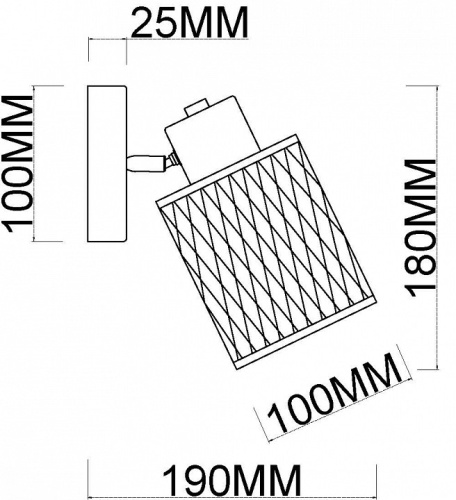 Спот MyFar Cathy MR1510-1WC в Нижнем Новгороде фото 2