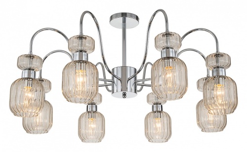 Люстра на штанге Escada Gloss 1141/8PL Chrome/Beige в Нижнем Новгороде фото 4