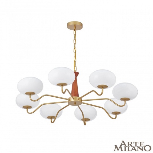 Подвесная люстра Arte Milano AM-Napoli 310166/D900/8 BS/WD в Нижнем Новгороде фото 10