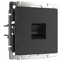 Розетка Ethernet RJ-45 без рамки Werkel черный матовый W1181008 в Нижнем Новгороде