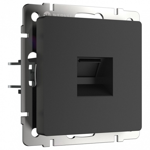 Розетка Ethernet RJ-45 без рамки Werkel черный матовый W1181008 в Нижнем Новгороде