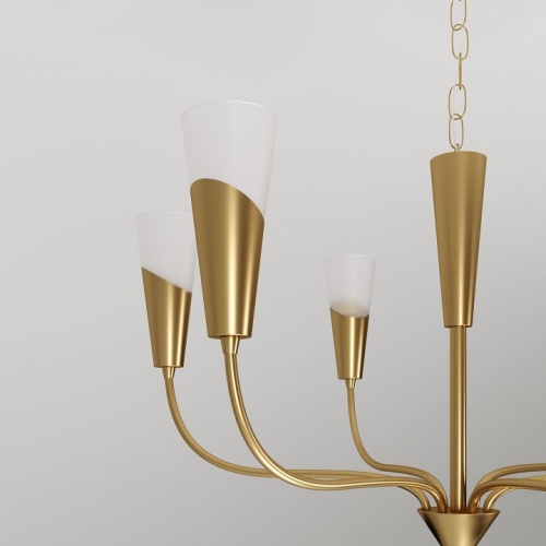 Подвесная люстра Eurosvet Rhyton 60167/6 латунь в Нижнем Новгороде фото 7