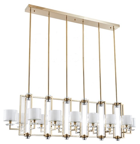 Люстра на штанге Newport 4400 4408+6/S gold в Нижнем Новгороде