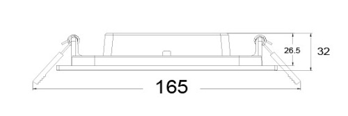 Встраиваемый светильник Maytoni Stockton DL020-6-L12W в Белово фото 5