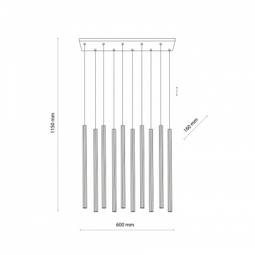 Потолочная люстра TK Lighting  11488 в Нижнем Новгороде фото 2