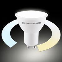 Лампа светодиодная с управлением через Wi-Fi Elektrostandard Умная лампа GU10 GU10 7Вт 3300-6500K BLGU1018 в Нижнем Новгороде
