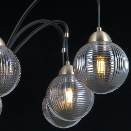 Люстра на штанге ILLUMICO  IL0433-8PSQ-79 BK AB в Нижнем Новгороде фото 2