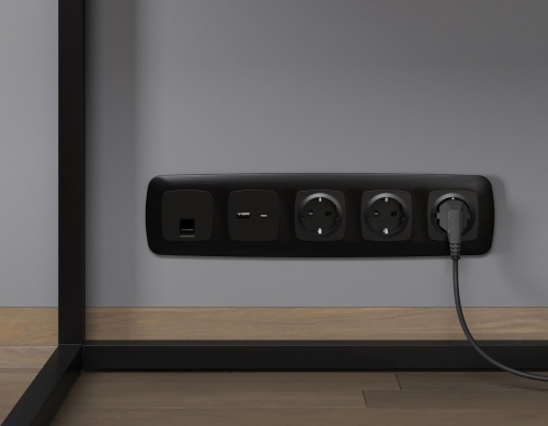 Розетка Ethernet RJ-45 и со шторками, без рамки Ambrella Volt OMEGA MO812005 в Нижнем Новгороде фото 2