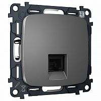 Розетка Ethernet RJ-45 и со шторками, без рамки Ambrella Volt OMEGA MO662005 в Нижнем Новгороде