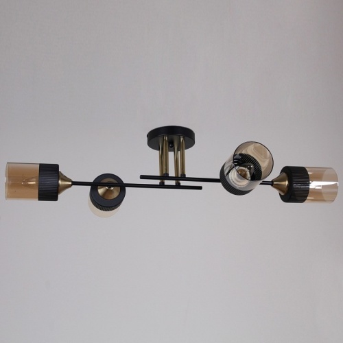 Люстра на штанге  48460-0.3-04 BK+COPPER в Нижнем Новгороде фото 3