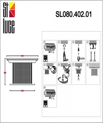 Накладной светильник ST-Luce Lastero SL080.402.01 в Качканаре фото 3