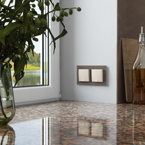 Розетка с заземлением и со шторками, без рамки с крышкой Werkel айвори матовый W1171262 в Нижнем Новгороде фото 3