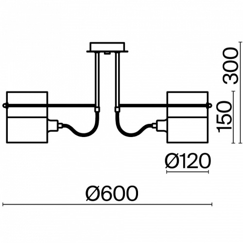 Люстра на штанге Freya Ampera FR2023PL-03CH в Нижнем Новгороде фото 6