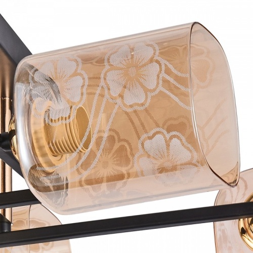 Потолочная люстра 72108-0.3-06 BK+FGD в Нижнем Новгороде фото 3