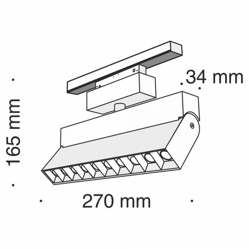 Светильник на штанге Maytoni Points TR015-2-20W3K-B в Бородино фото 7