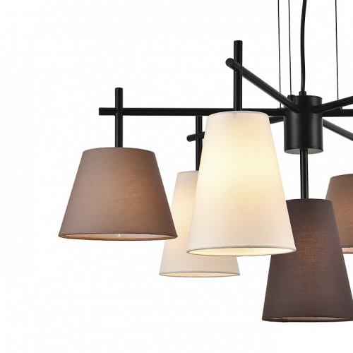 Подвесная люстра Indigo Abbinare 13032/7P Black в Нижнем Новгороде фото 3