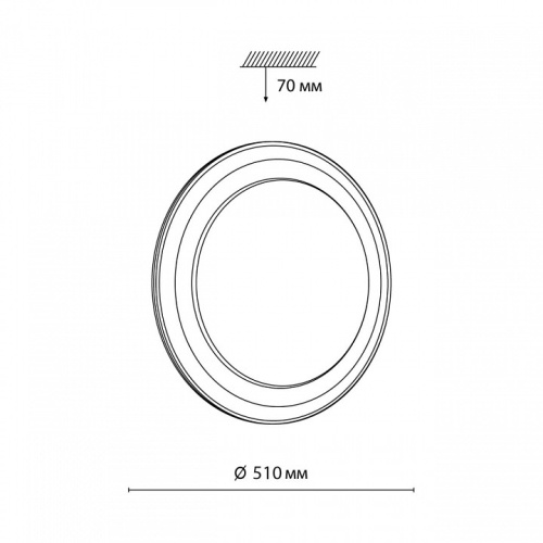 Накладной светильник Sonex Setta 7630/EL в Нижнем Новгороде фото 6