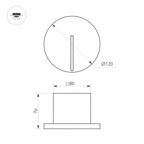 Встраиваемый светильник Arlight LT-TIE 050874 в Нижнем Новгороде фото 2