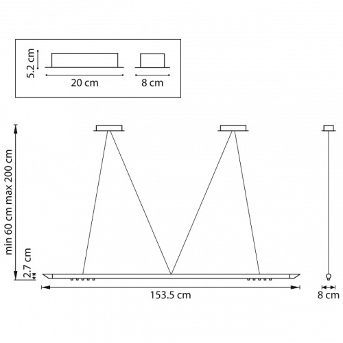 Подвесной светильник Lightstar Virata 814203 в Нижнем Новгороде фото 4