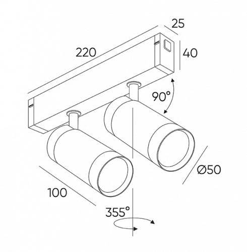 Светильник на штанге Imex  IL.0050.5009-12-CCT-BK в Нижнем Новгороде фото 2