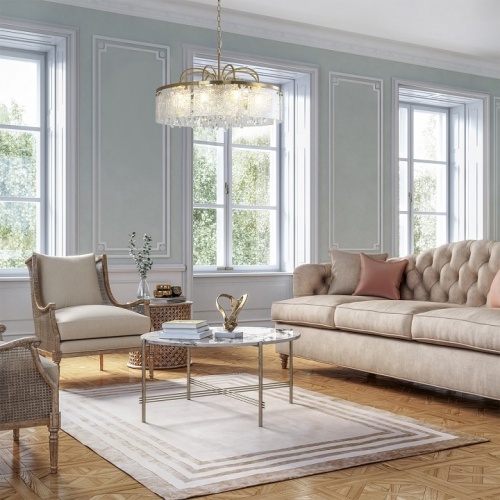 Подвесная люстра Indigo Prosecco 12033/8P Brass в Нижнем Новгороде фото 3